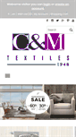 Mobile Screenshot of cmtextiles.com